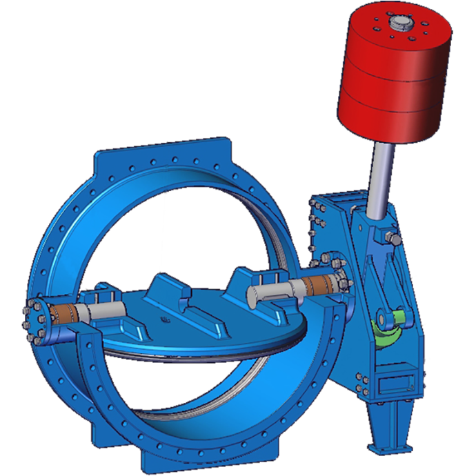 Kipp-Rückschlagklappen