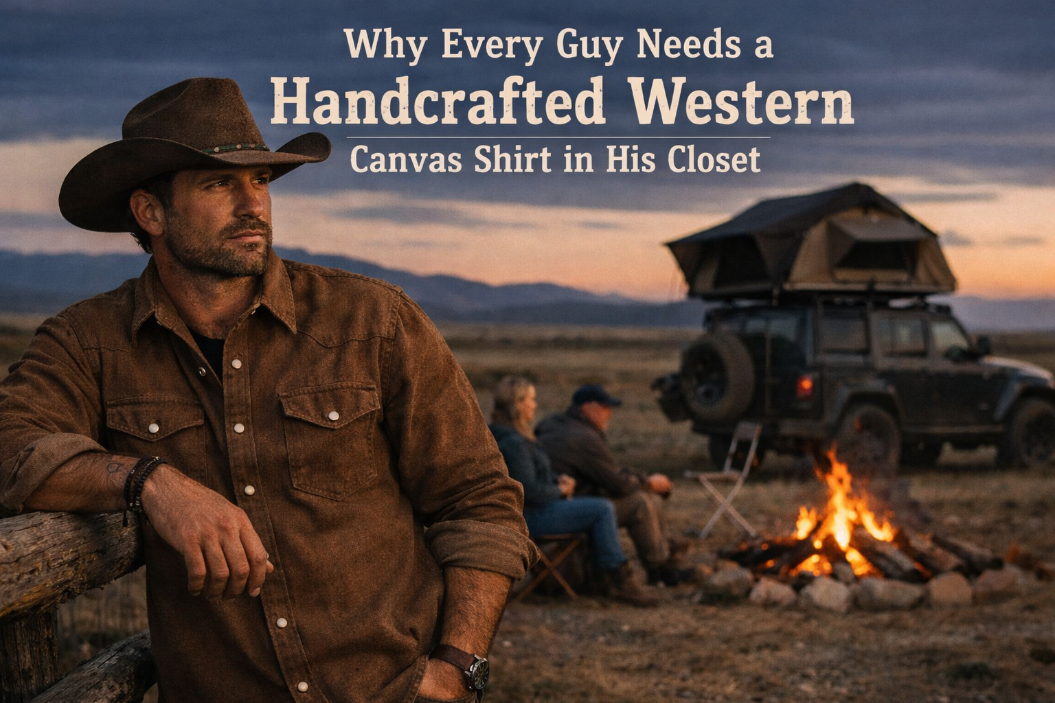Why Every Guy Needs a Handcrafted Western Canvas Shirt in His Closet